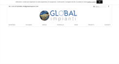Desktop Screenshot of globalimpiantisrl.com